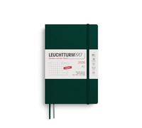 LEUCHTTURM1917 372794 Agenda mensile e taccuino Paperback (B6+) 2026, 16 mesi, Copertina morbida, Forest Green, Inglese