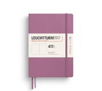 LEUCHTTURM1917 372921 Taccuino 411 Medium A5, Copertina rigida, 411 pagine numerate, Dusty Rose, Bianco - Più pensieri, più idee, più ricordi, più pagine