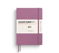LEUCHTTURM1917 372922 Taccuino 411 Medium A5, Copertina rigida, 411 pagine numerate, Dusty Rose, Puntini - Più pensieri, più idee, più ricordi, più pagine