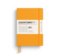 LEUCHTTURM1917 372926 Taccuino 411 Medium A5, Copertina rigida, 411 pagine numerate, Rising Sun, Righe - Più pensieri, più idee, più ricordi, più pagine