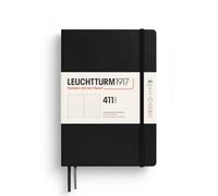 LEUCHTTURM1917 372931 Taccuino 411 Medium A5, Copertina rigida, 411 pagine numerate, Schwarz, Puntini - Più pensieri, più idee, più ricordi, più pagine