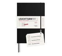 LEUCHTTURM1917 Calendario settimanale 2027 formato A4+ (master) con taccuino, colore nero, gennaio-dicembre 2027, visualizzazione settimanale a sinistra + pagina per appunti a destra