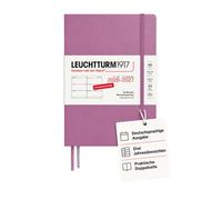 LEUCHTTURM1917 Agenda settimanale 2027 Medium (A5) - Tedesco, Dusty Rose, copertina rigida, 145 x 210 mm, 18 mesi - 07. 2026 - 12.2027, 1 settimana per doppio lato, carta da 80 g/m² con elevata