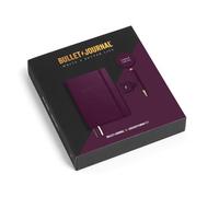 LEUCHTTURM1917 Bullet Journal Purple26 - Taccuino ufficiale BuJo, penna Drehgriffel e passante per penna