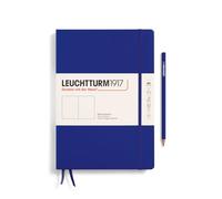 LEUCHTTURM1917 Composition Taccuino B5 Copertina rigida, Ink, Liscio | 219 pagine numerate, indice, cucito a filo, carta avorio da 80 g/m²