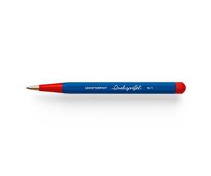 LEUCHTTURM1917 Drehgriffel Nr. 1 penna a sfera, Blu Savoia/Rosso | ricaricabile, inchiostro indelebile secondo ISO 12757-2, marchio tedesco dal 1917