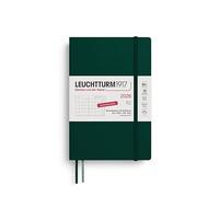 LEUCHTTURM1917 Paperback (B6+) 2026, 16 mesi (01 novembre 2025-28 febbraio 2027), copertina morbida, Forest Green, Tedesco