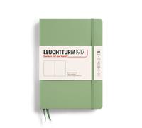 LEUCHTTURM1917 - Quaderno copertina rigida formato A5-251 pagine numerate per scrivere e tenere un diario (salvia semplice)