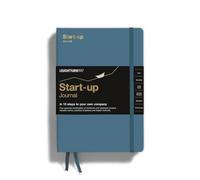 LEUCHTTURM1917 Start-up Journal, 15 passi per fondare un'impresa, A5 | Di Tim Jaudszims, business angel, copertina rigida, 294 pagine numerate, inglese, carta da 100 g/m² senza acidi