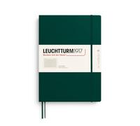 LEUCHTTURM1917 Taccuino Master Classic A4+, Copertina rigida, A quadretti | 235 pagine numerate, cucito a filo, carta da 100 g/m², senza acidi, tasca a soffietto