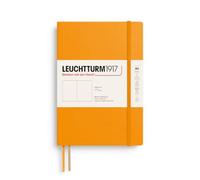 LEUCHTTURM1917 Taccuino Medium A5 Copertina morbida, Rising Sun, liscio | 123 pagine numerate, carta da 80 g/m² senza acidi, indice, cucito a filo
