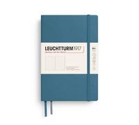 LEUCHTTURM1917 Taccuino Paperback B6+, Copertina rigida, Puntinato | 219 pagine numerate, cucito a filo, carta da 80 g/m², tasca a soffietto