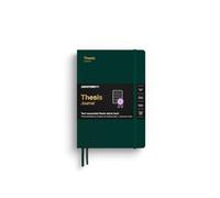 LEUCHTTURM1917 Thesis Journal A5, Copertina rigida, Forest Green, Inglese | sistema di scrittura guidato per le tesi, dalla scelta del tema alla consegna, inglese