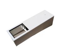 Leucos 0305308363503 alias parete bianco applique alogena b15d 150w vetro satina