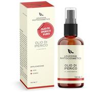 Leucosia Olio di Iperico Puro 100 ml, Oleolito Naturale Lenitivo e Rigenerante Olio Iperico per Cicatrici, Scottature, Pelle Secca, Massaggi Muscolari e Antirughe Viso