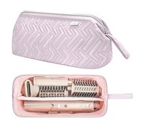 Leudes Borsa da viaggio per strumenti per capelli di squalo flexstyle portatile custodia per il trasporto di capelli di squalo antipolvere piatto ferro arricciacapelli organizzatore da viaggio, Viola