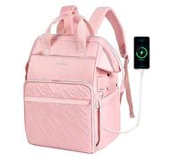 Leudes Knitting Bag Backpack, Yarn Storage Organizer Large Crochet Bag Tote Christmas Gift Yarn Holder Case for Carrying Projects, Knitting Needles (Upgraded Pink)