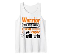 Leukemia Cancer Warrior I Will Stay Strong I Will Fight Canotta