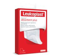 Leukoplast - Medicazione post-operatoria Leukomed in tessuto non tessuto 7,2 x 5 cm - 5 pezzi