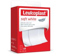 LEUKOPLAST SOFT WHITE 100 X 6 CM 10 PEZZI