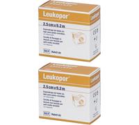 Leukopor cerotto su rocchetto per pelli estremamente sensibili 2x1 pz