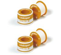 Leukopor cerotto su rocchetto per pelli estremamente sensibili 2x1 pz