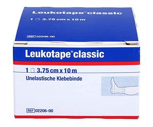 Leukotape classic 3,75 cm x 10 m bianco unelastische Klebebinde, 1,0 pezzi bende per ferite