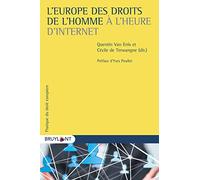 L'Europe des droits de l'homme à l'heure d'Internet