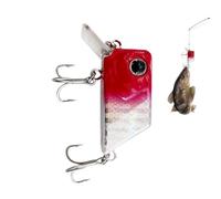 Leurres pour Perche - Appât Flottant Avec Hameçons | Leurre Crappie | Pour Pêcheurs Truite Silure Doré Eau Douce Eau Salée