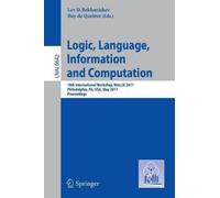 Lev D. Beklemishev Logic, Language, Information, and Computation (Tascabile)
