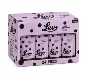 LEV Vellutata per Gatti Vari Gusti Alta Appetibilità Confezione da 24 x 60 gr