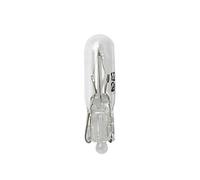 LEV1 12V Lampada Con Zoccolo Vetro - T5 - 2W - W2x4 6D - 2 Pz - D/Blister