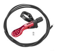 Leva a distanza leggera MTB Dropper Alluminio Nero | Lega di alluminio 6061, resistente alla ruggine, design con montaggio a cerniera, adatto a barre da 22,2 mm, finitura nera