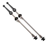 Leva a sgancio rapido Mountain Bike Asse in titanio Set di ruote pieghevoli in lega di titanio (nero)