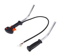Leva Acceleratore Decespugliatore con Cavo e Impugnatura in Plastica | Controllo Acceleratore, Ricambio Rapido per Manutenzione Giardino, per Manubri Decespugliatore, Completo