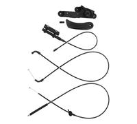 Leva Apertura Cofano Compatibile Con BMW Per 750i E65 2006 2007 2008 Set Di 4 Pezzi Kit Cavo Sgancio Cofano Anteriore Centrale Posteriore Gruppo Staffa Maniglia