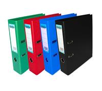 Leva Arco A4 Schede Assortito ( Nero, Rosso, Blu, Verde) 4 Confezione
