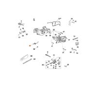 Leva avviamento motosega modelli GS630 ORIGINALE OLEOMAC 50020086R