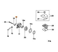 LEVA AVVIAMENTO ORIGINALE EMAK 50030167R