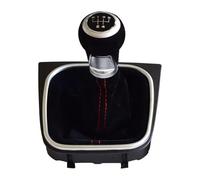 Leva Cambio Auto Per VW Per G&olf 5 Per G&olf 6 MK5 MK6 R32 Per GTI 2004-2009 Pomello Cambio In Pelle A 5 E 6 Velocità Cuffia Completa Manuale