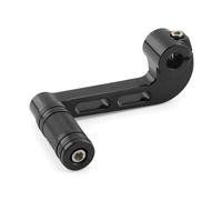 leva cambio Leva del cambio con punta e tallone in alluminio per moto con pedane del cambio adatte per Harley Sportster 883 1200 XL con comandi centrali Leve del cambio moto ingranaggio(Black)