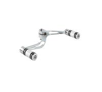 Leva Cambio Moto Leva del cambio con comandi centrali per moto, con punta e tallone, con pedane per Sportster per Iron 883 XL1200 XL883 per Roadster per Nightster