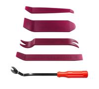 leva chiodi Utilizzo del kit di smontaggio for auto 4 pezzi 12 rimozione audio pannello clip rivestimento cruscotto lettore DVD strumento manuale automatico per demolizione(Purple 4pcs Removal)