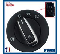 Leva Comandi di Fanale Cromo Pinze per VW Golf VI Da 2008 Per 2014 - 5ND941431C