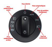 Leva Comandi di Flusso per Fari Antinebbia per Audi A4 Seat Exeo 8E0941531D5PR