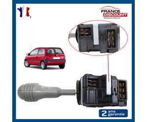 Leva Comandi Sinistra Controllo Lampeggiante Faro Ant. Pinze per TWINGO I Grigio