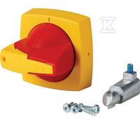 Leva comando montaggio porta D/P rosso/giallo 6mm K1DR/P 1818030