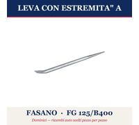 LEVA CON ESTREMITA" A PUNTA E PIATTA FASANO FG 125/B400