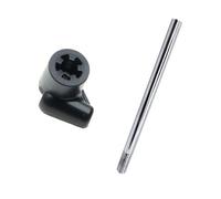 Leva cromata più boccola di fissaggio per macchina Didiesse Baby Frog