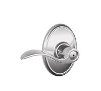 Leva decorativa SCHLAGE con serratura Wakefield per letto e bagno in cromo lucido